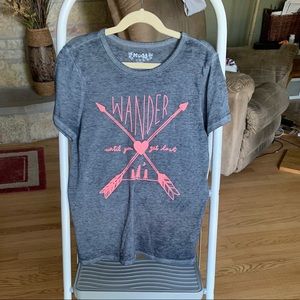 Girls MUDD Burnout wash Tee